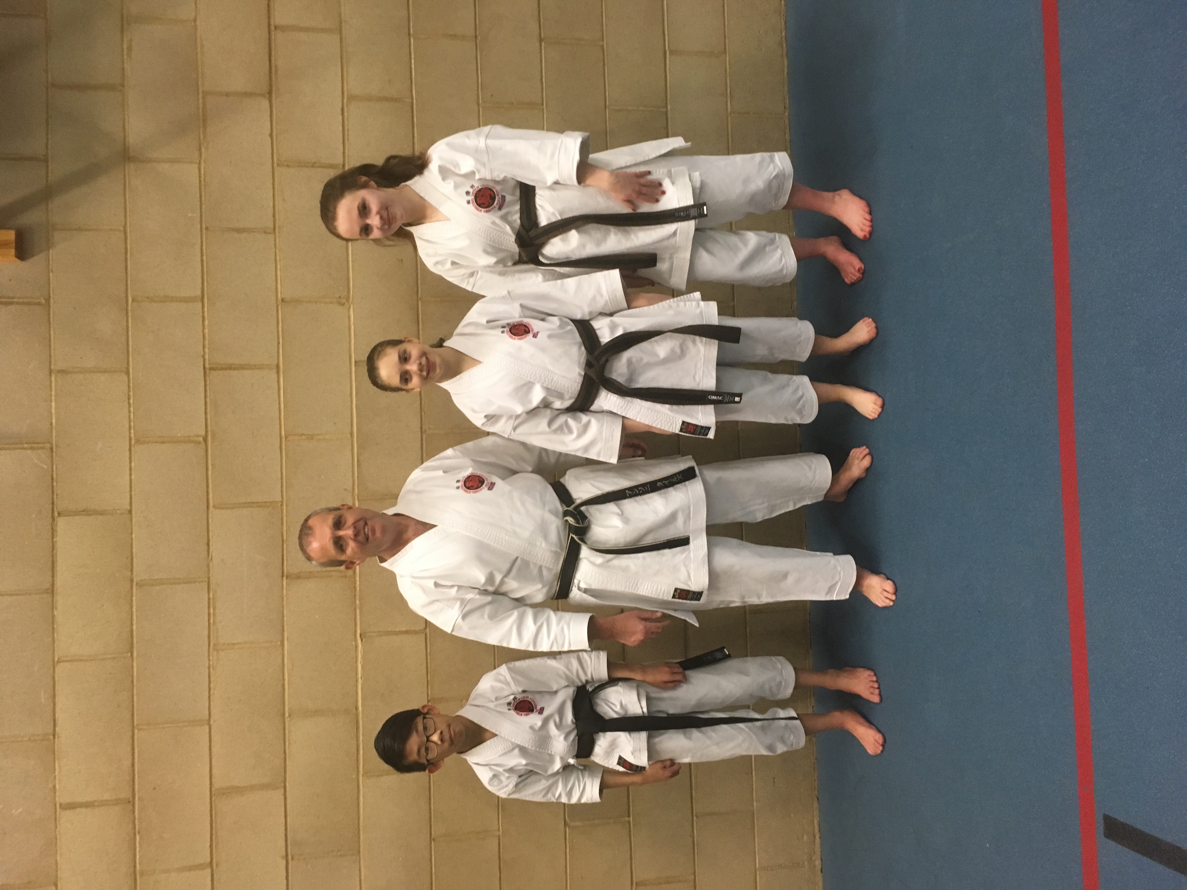 Karate grading success Chesterfield