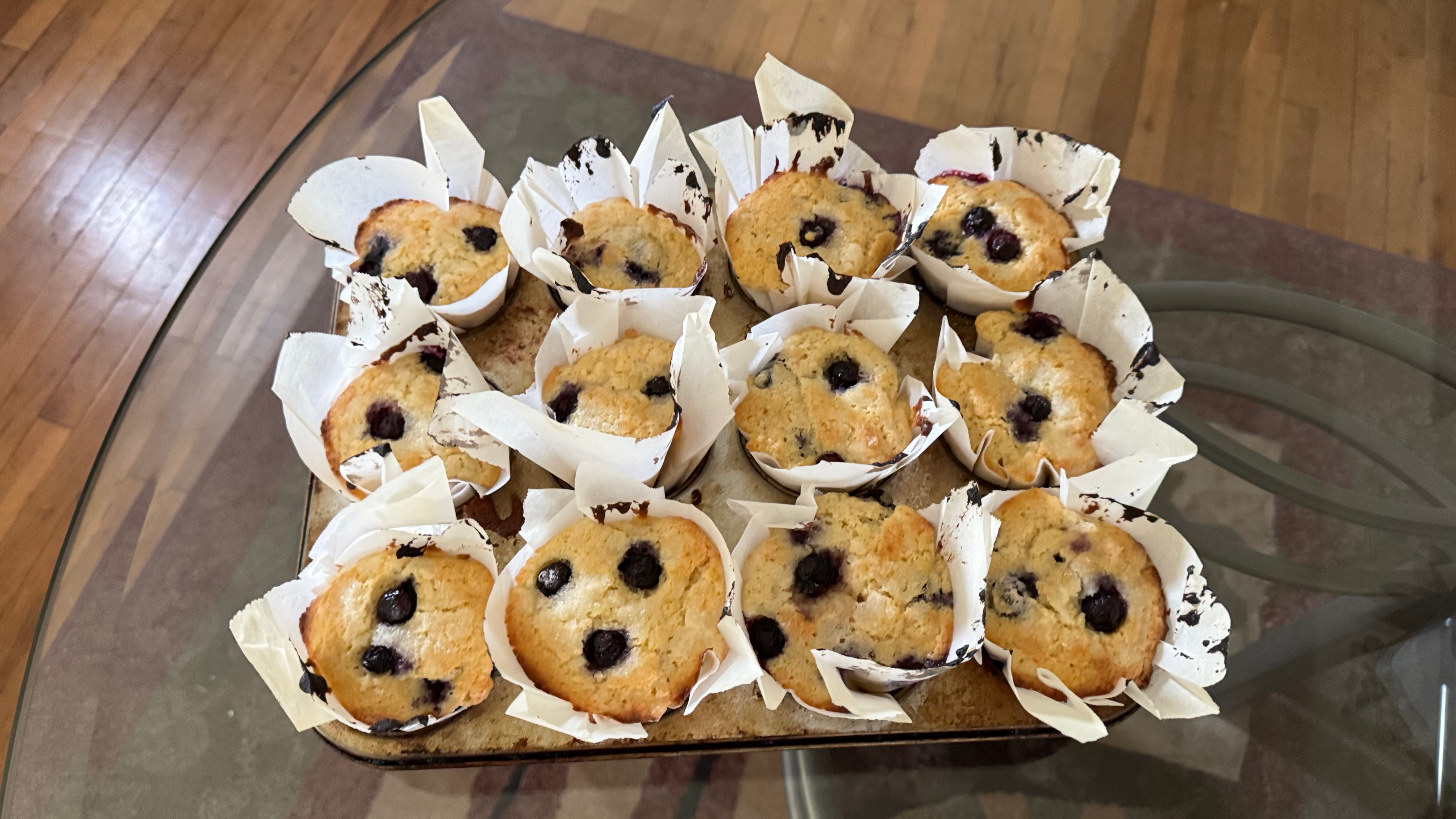 The Ultimate Baker-Style Blueberry Muffin (1 dozen)