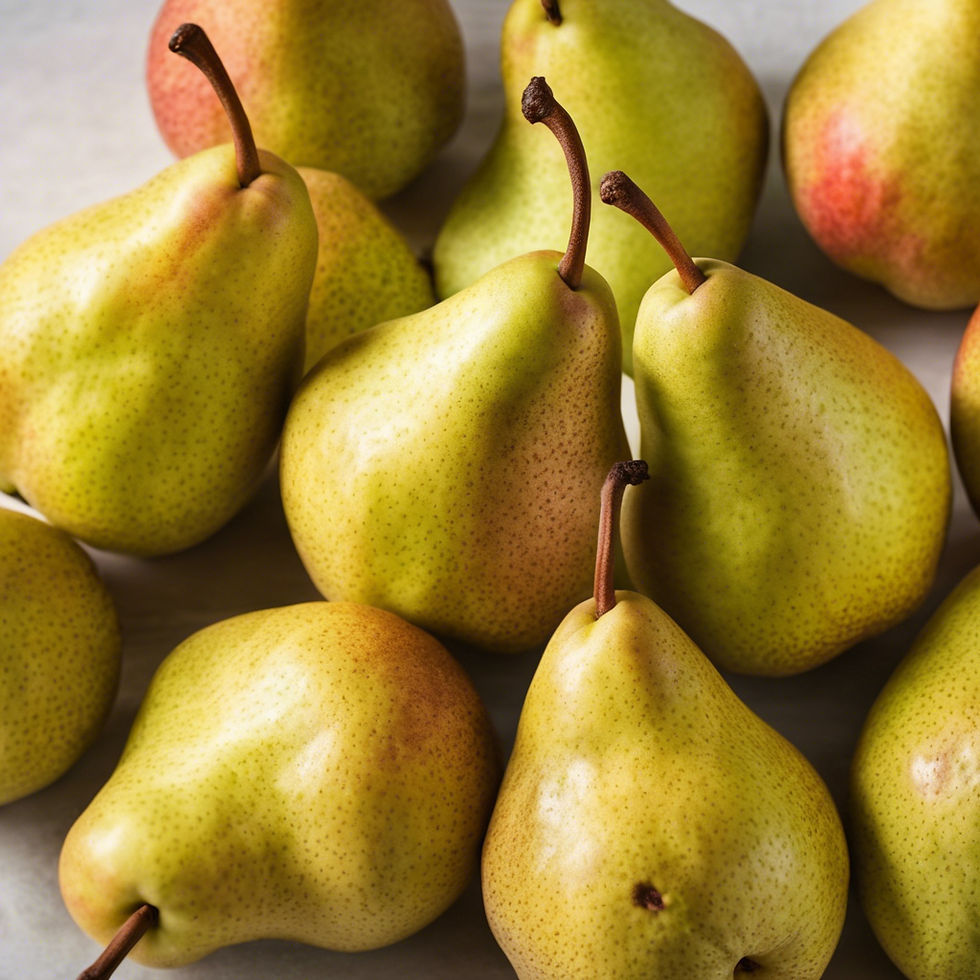 Fresh ripe Dutchess Pears
