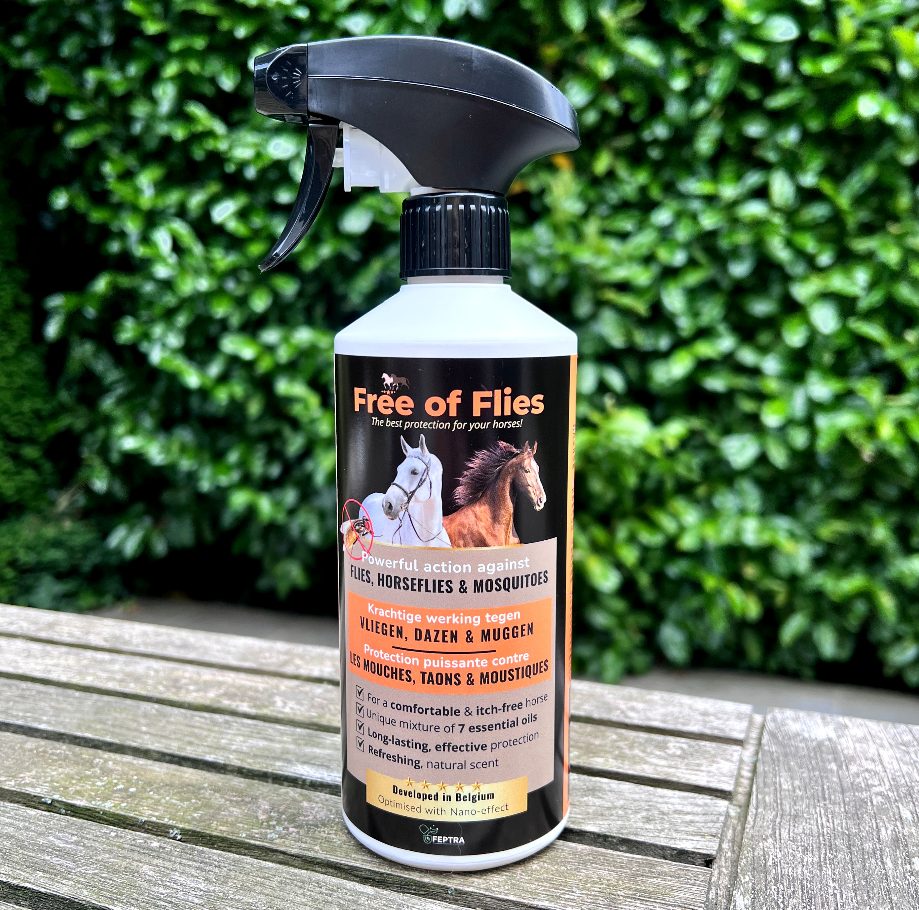 Free of Flies • Anti Vliegenspray Paarden ⎸ 500 ml.
