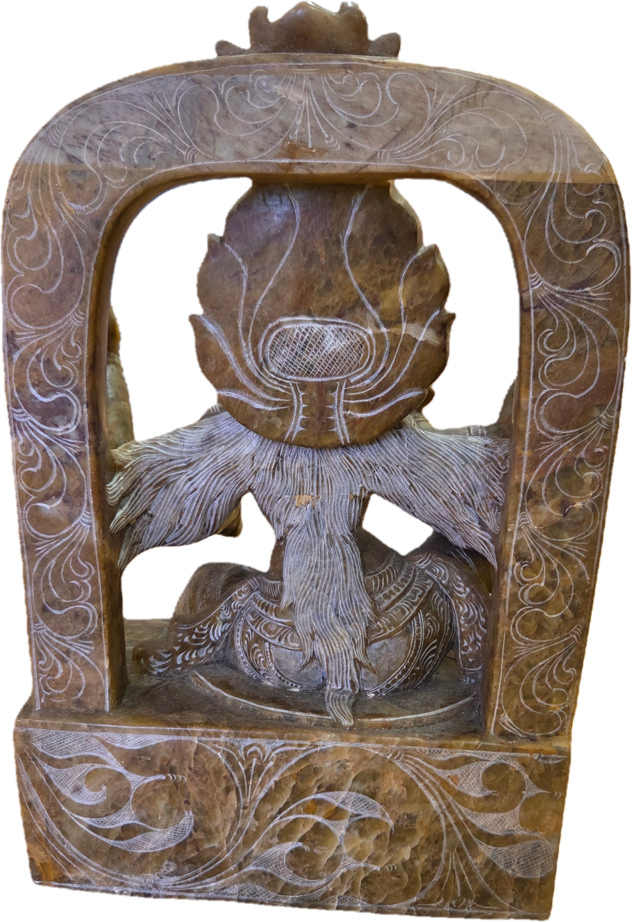 サムネイル： 南印度手工石雕難近母 Handcrafted Stone Durga Mariamman