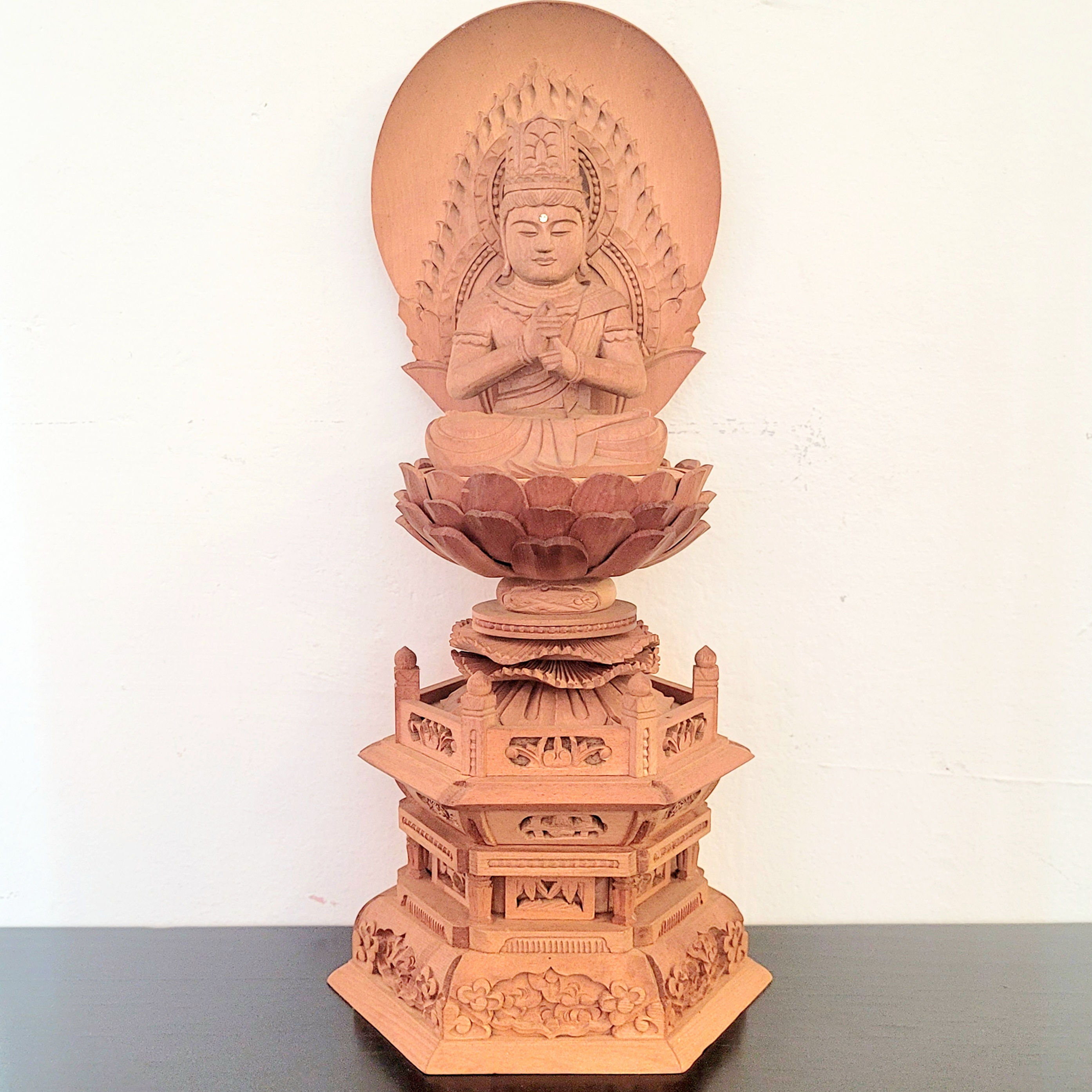 日本檜木大日如來坐像 Japanese Hinoki Virocana Buddha Statue