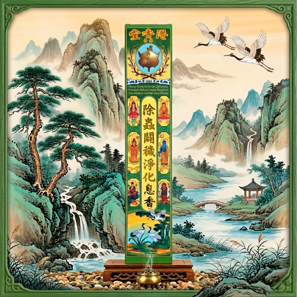 (除蟲殺菌首選)除蟲辟穢淨化息香 32.5cm Purification and Insects Repellent Bamboo Incense Stick