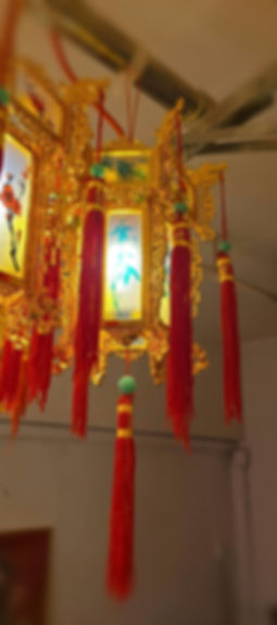 七寸宮燈一對 One Pair 7inch Traditional Palace Lantern 
