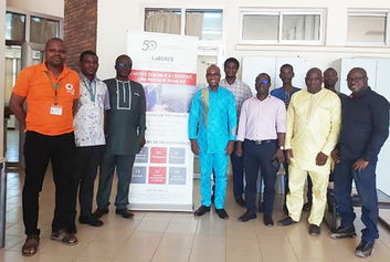Technical staff at 2iE's LABEREE laboratory equipped with KYA-SolDesign software