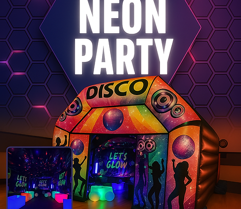inflatable neon party