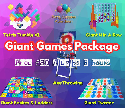 Giant games package