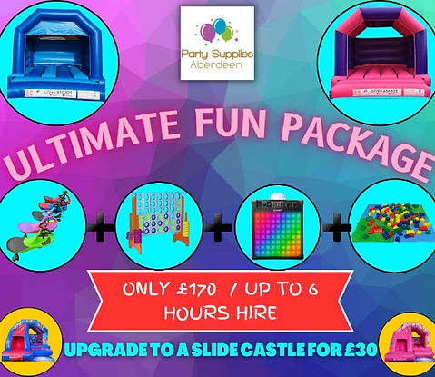 Ultimate Fun party package hire