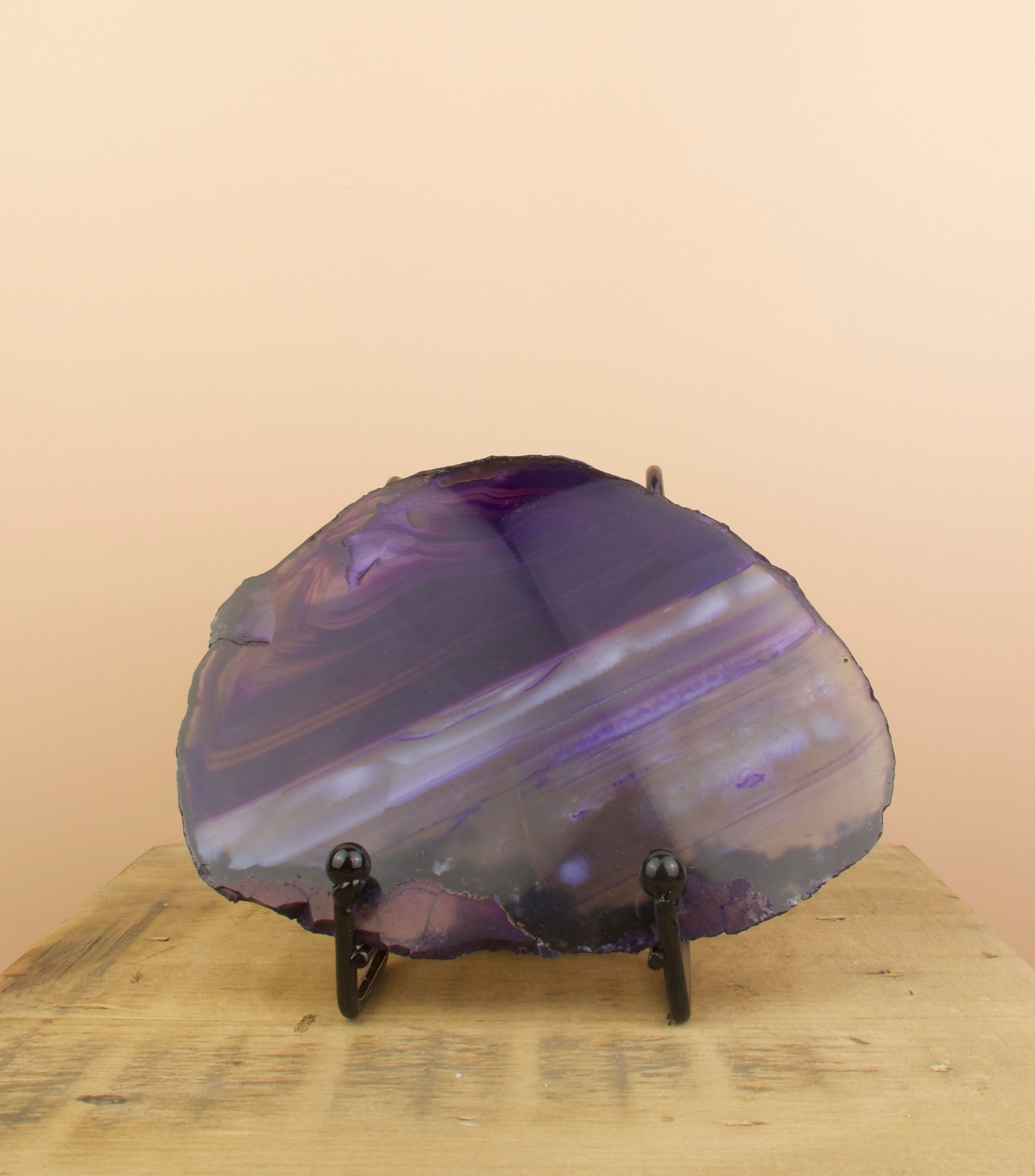 Sliced Agate Lamp