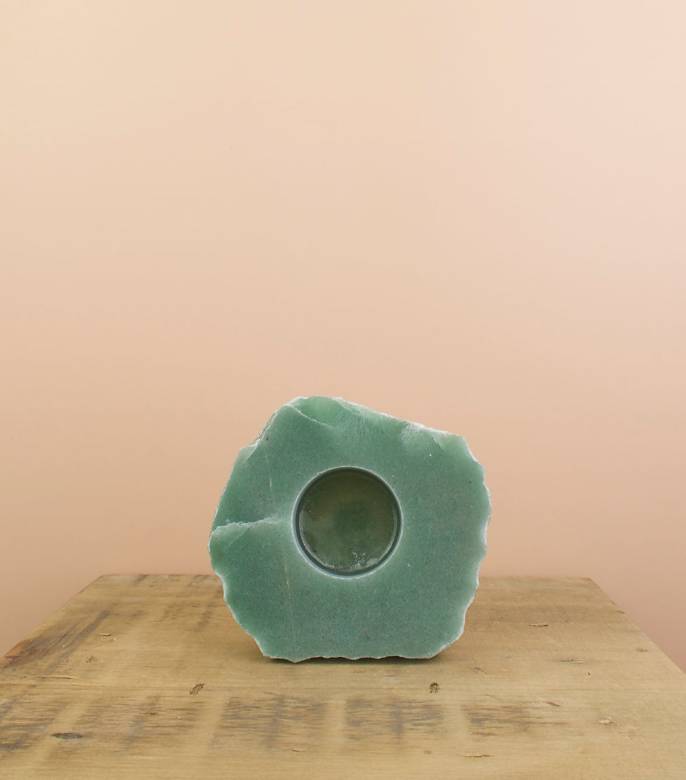 Green Quartz Tea Light