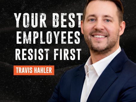 Podcast episode thumbnail featuring Travis Hahler