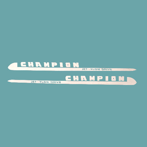 Murray Champion Dip Side Pedal Car Decal Set 1951-1952