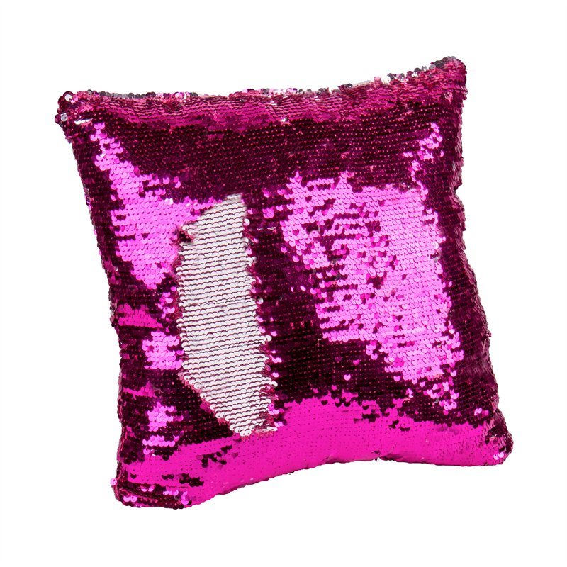 Thumbnail: Flip Sequin Pillow, made of sequin fabric , 40*40cm.