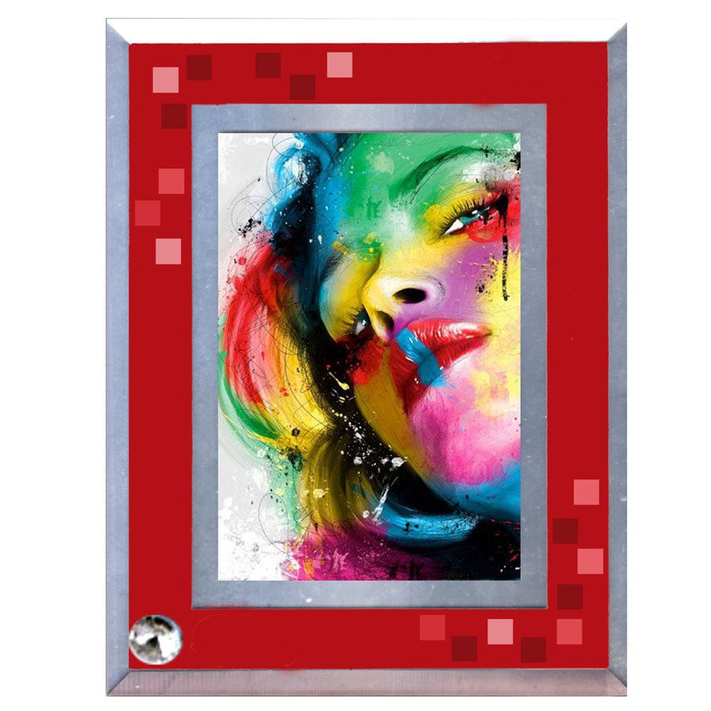 Glass Frame 04 with Mirror Edge(230×180×5mm) with printing