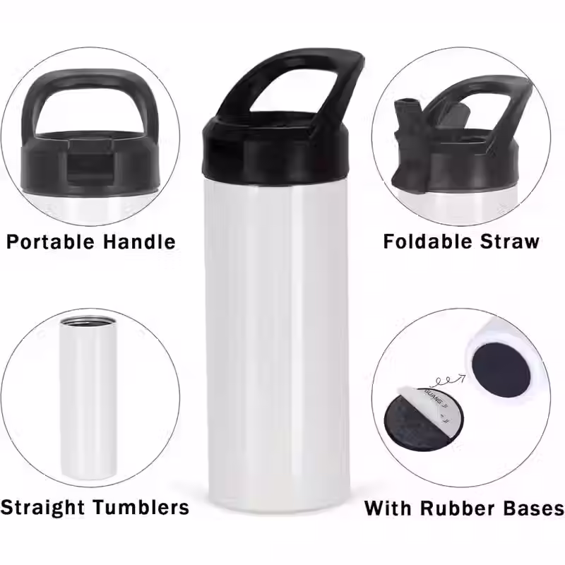 Thumbnail: Sports Water Bottle , 15 Oz Sublimation Tumblers