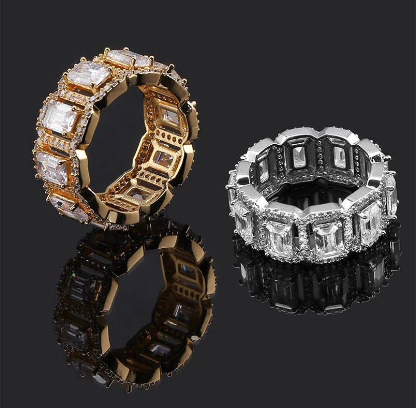 Thumbnail: Baguette Clustered Ring
