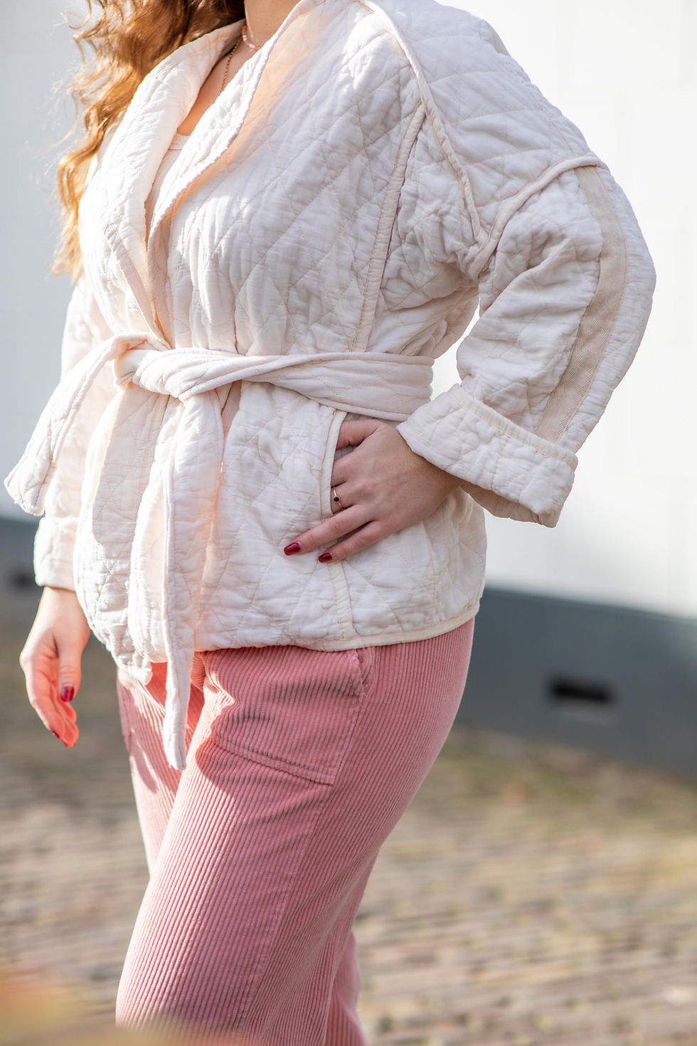 Jente Kimono Jasje | Ecru