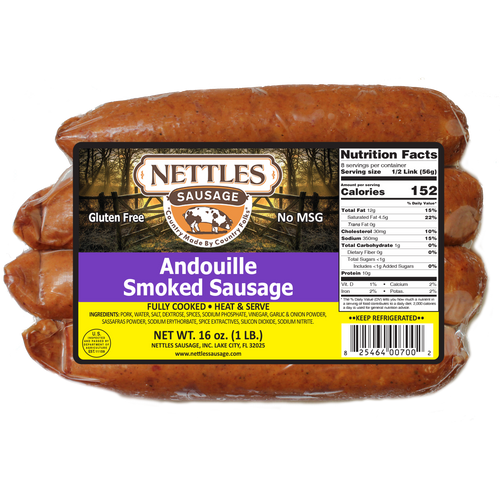 Nettles Andouille Smoked Sausage NettlesSausage