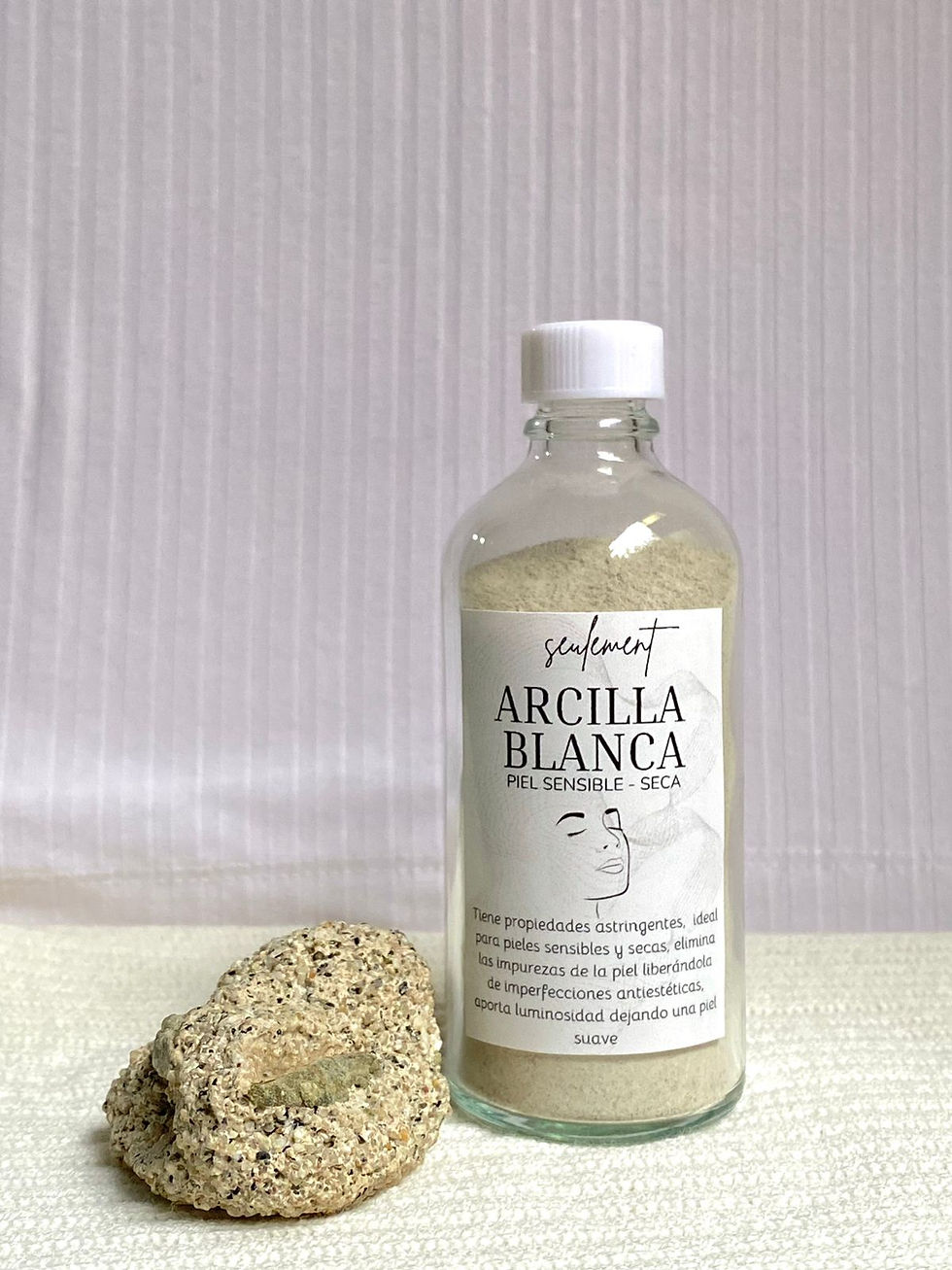 Arcilla facial blanca