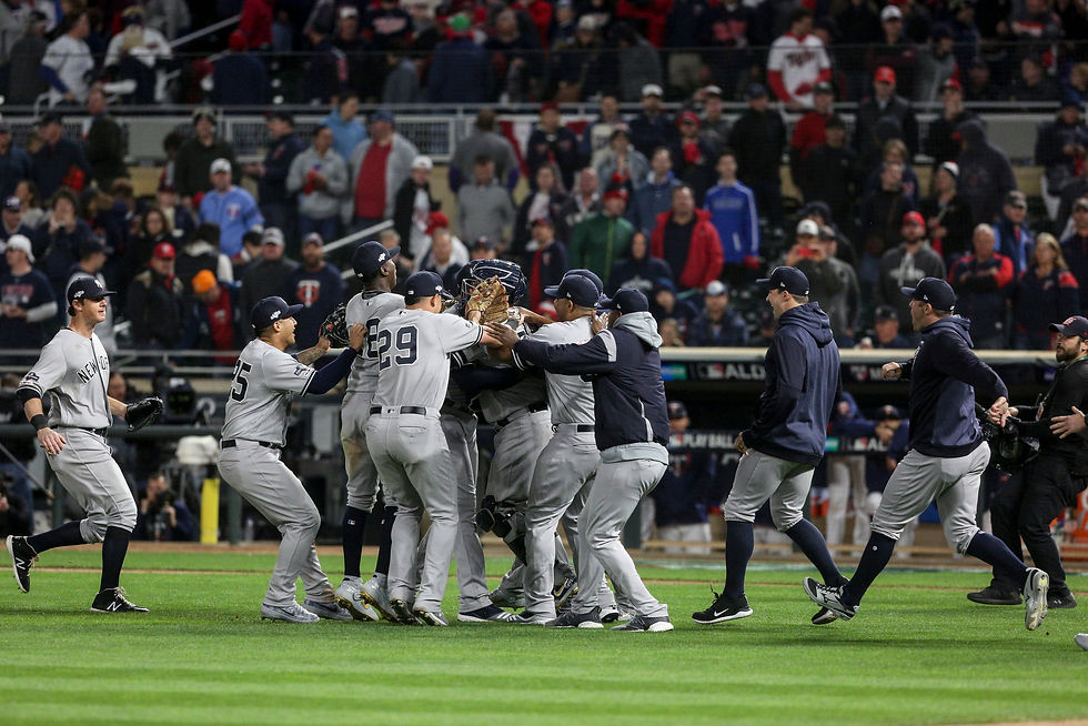 2019 MLB ALDS on DVD - New York Yankees vs Minnesota Twins - All 3 Games