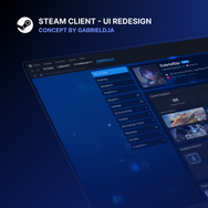 Steam Client - UI Redesign (Concept)