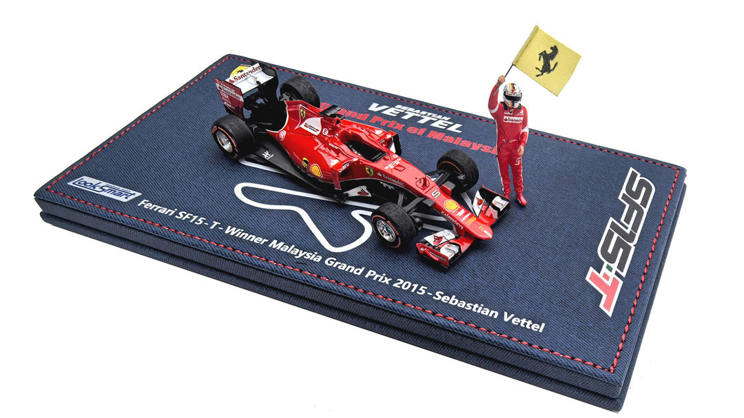 1/43 Ferrari SF15-T Winner Malaysian GP 2015 Sebastian Vettel