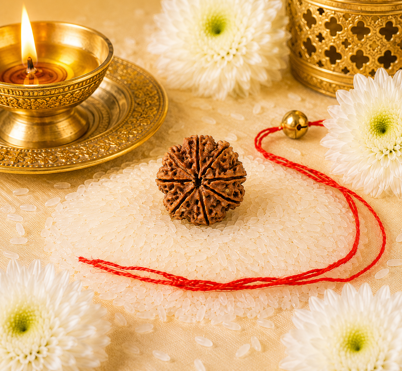 Natural 8 Mukhi Rudraksha (Nepali)