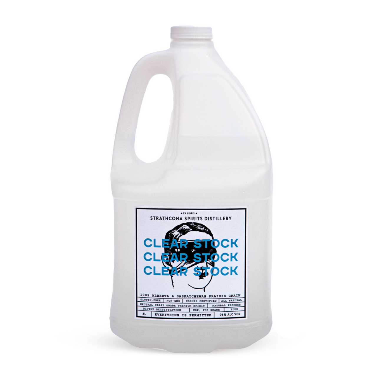 Clear Stock Spirit | 95% alc. vol. | 4 Litres