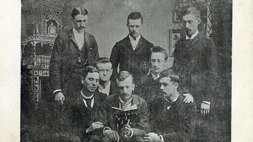Photograph from the Volante of the class of 1891 including Frank H. Blair
