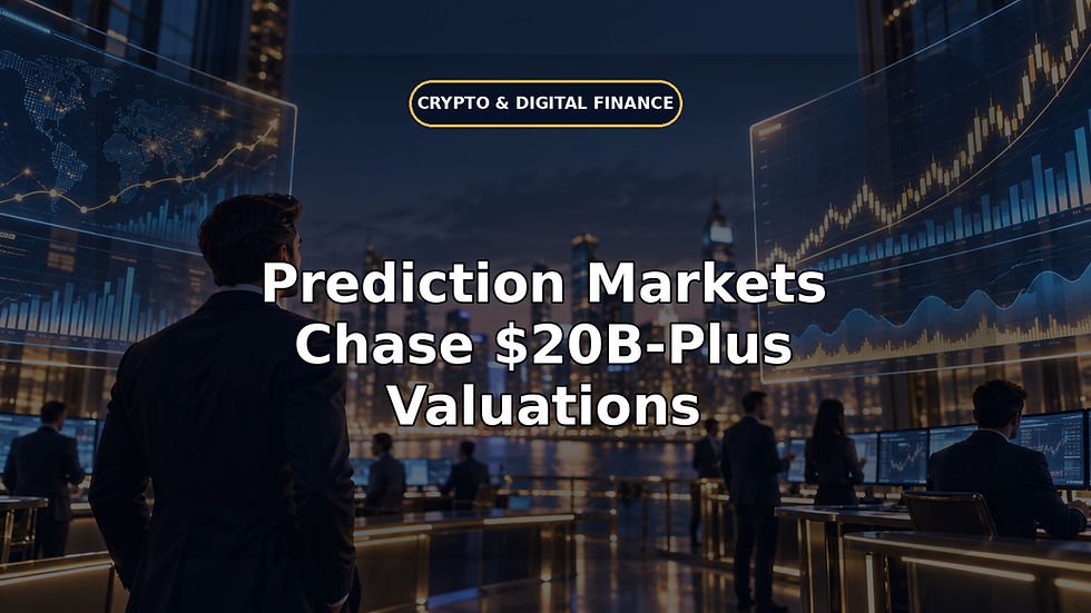 Prediction Markets Chase $20B-Plus Valuations