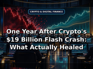 One Year After Crypto's $19 Billion Flash Crash: What Actually Healed