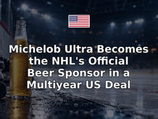 Michelob Ultra Becomes the NHL's Official Beer Sponsor in a Multiyear US Deal