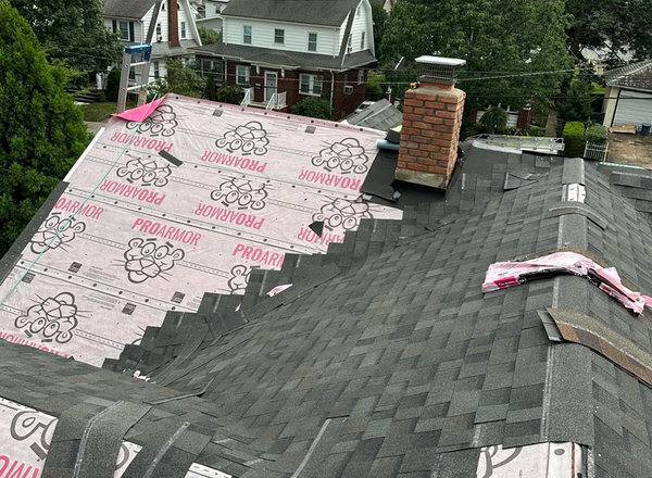 Chimney brick and mortar repair on a Clifton NJ home
