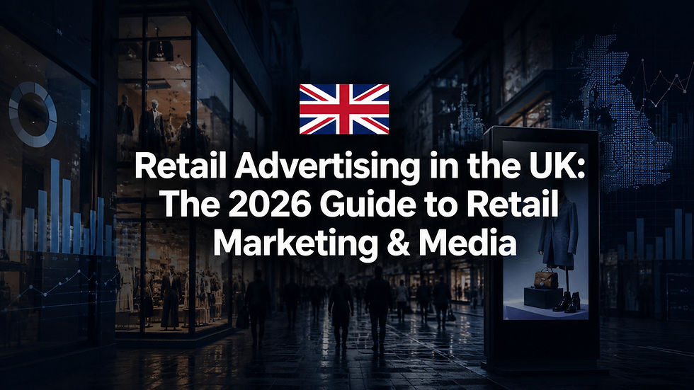 Retail Advertising in the UK: The 2026 Guide to Retail Marketing & Media