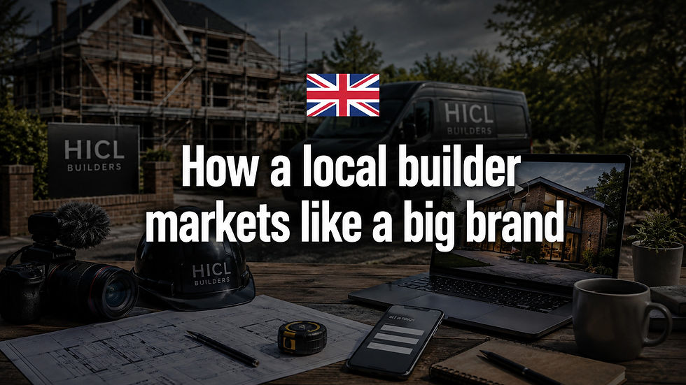 How a local builder markets like a big brand