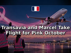 Transavia and Marcel Take Flight for Pink October