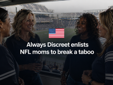 Always Discreet enlists NFL moms to break a taboo