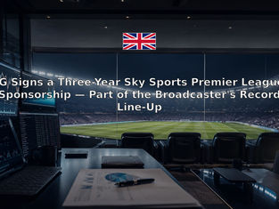 IG Signs a Three-Year Sky Sports Premier League Sponsorship — Part of the Broadcaster's Record Line-Up