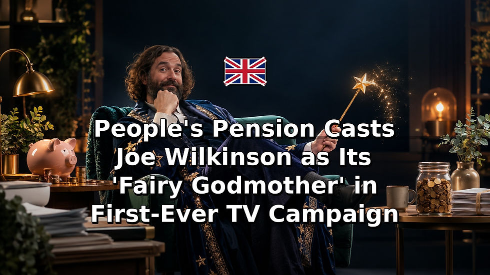 People's Pension Casts Joe Wilkinson as Its 'Fairy Godmother' in First-Ever TV Campaign