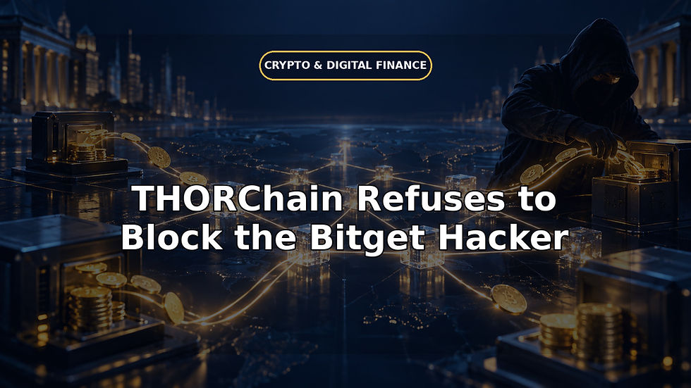 THORChain Refuses to Block the Bitget Hacker