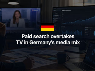 Paid search overtakes TV in Germany's media mix