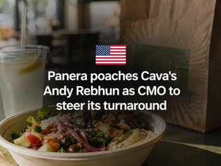 Panera poaches Cava's Andy Rebhun as CMO to steer its turnaround