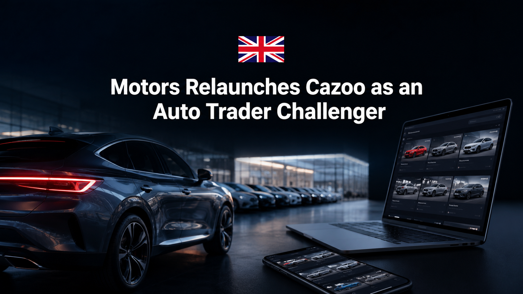 Motors Relaunches Cazoo as an Auto Trader Challenger