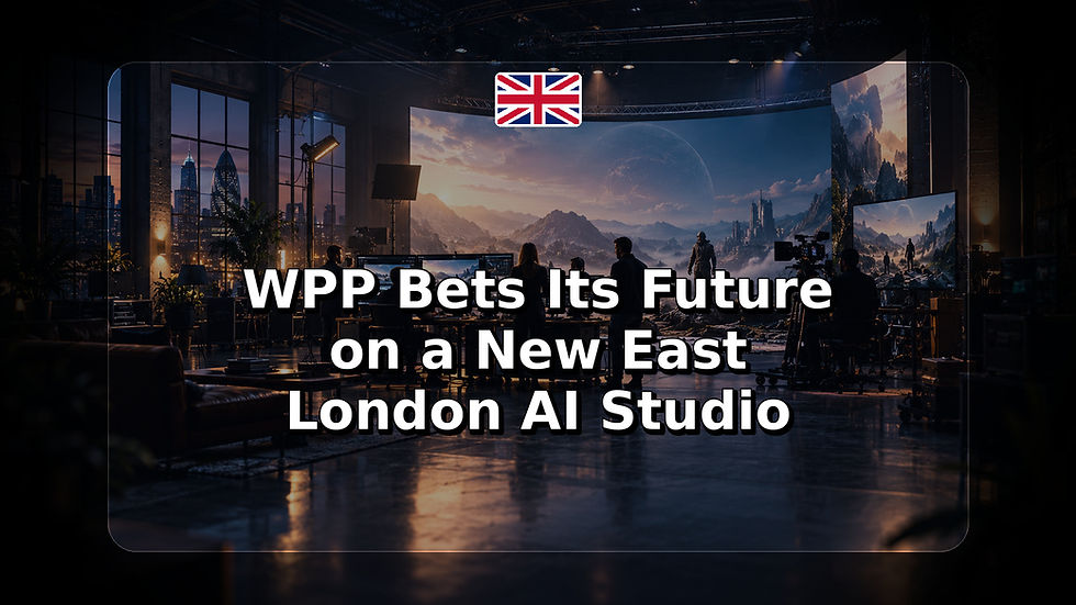 WPP Bets Its Future on a New East London AI Studio