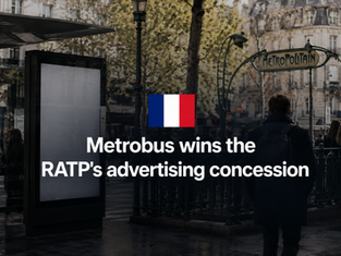 Metrobus wins the RATP's advertising concession