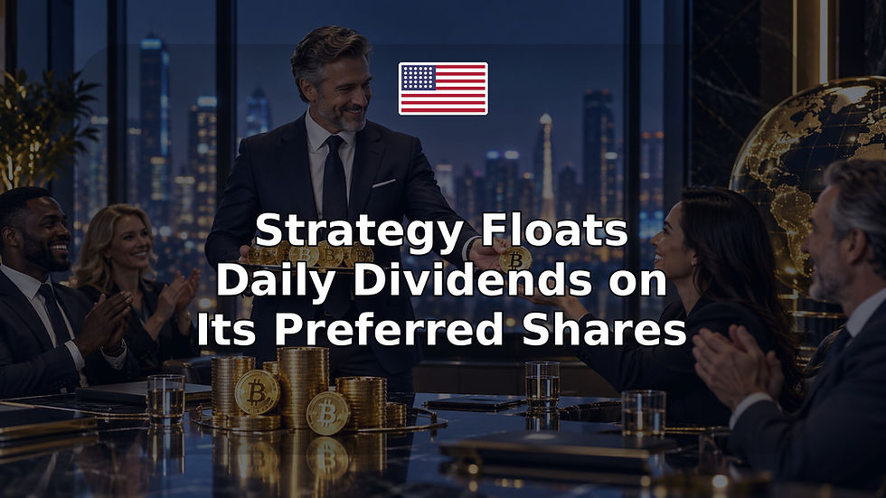 Strategy Floats Daily Dividends on Its Preferred Shares