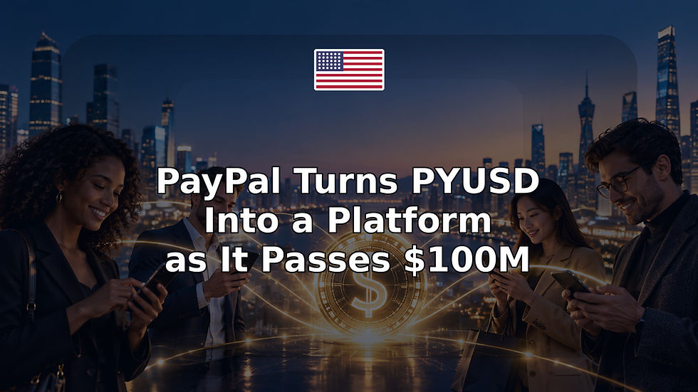 PayPal Turns PYUSD Into a Platform as It Passes $100M