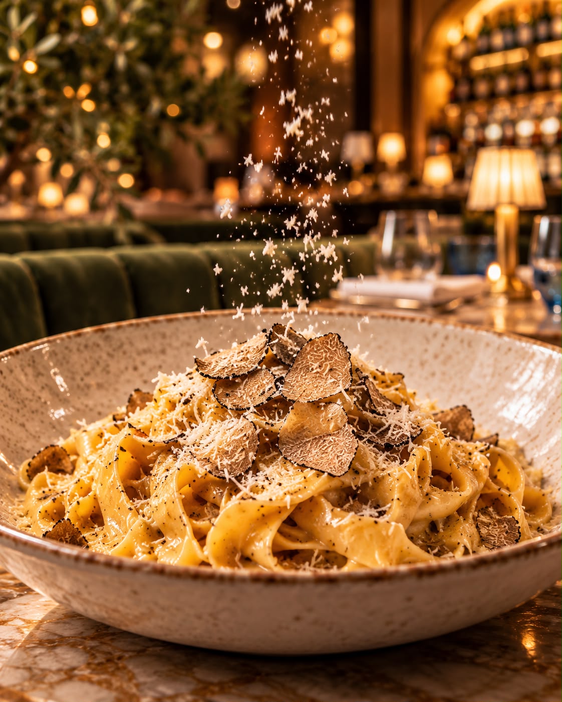 Truffle tagliatelle with parmesan