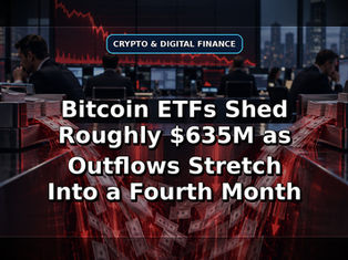Bitcoin ETFs Shed Roughly $635M as Outflows Stretch Into a Fourth Month