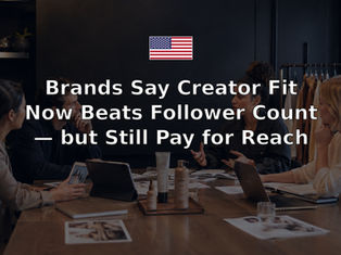 Brands Say Creator Fit Now Beats Follower Count — but Still Pay for Reach